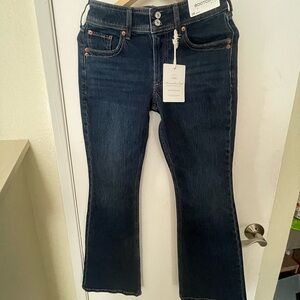 Abercrombie & Fitch Dark Blue Bootcut Jeans